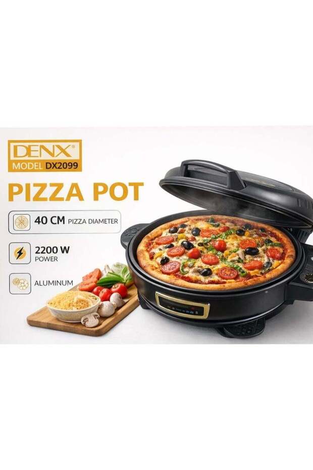 صانع البيتزا الكهربائي DX2099 بقوة 2200 واط