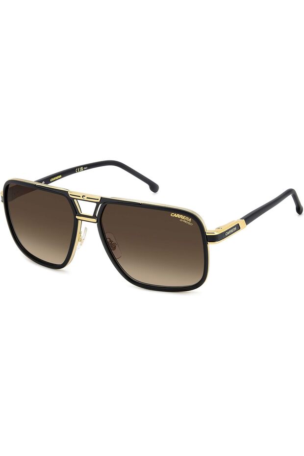 1071/S I46 MATTE BLACK GOLD 61/16/145 MAN Sunglasses