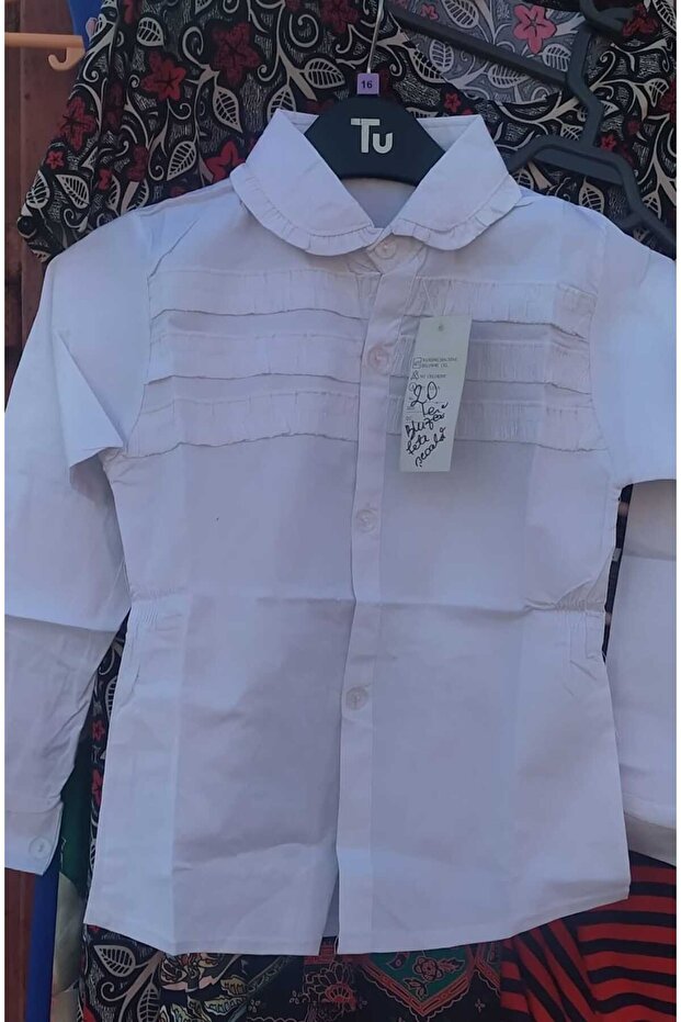 Bluza alba de bumbac - 4