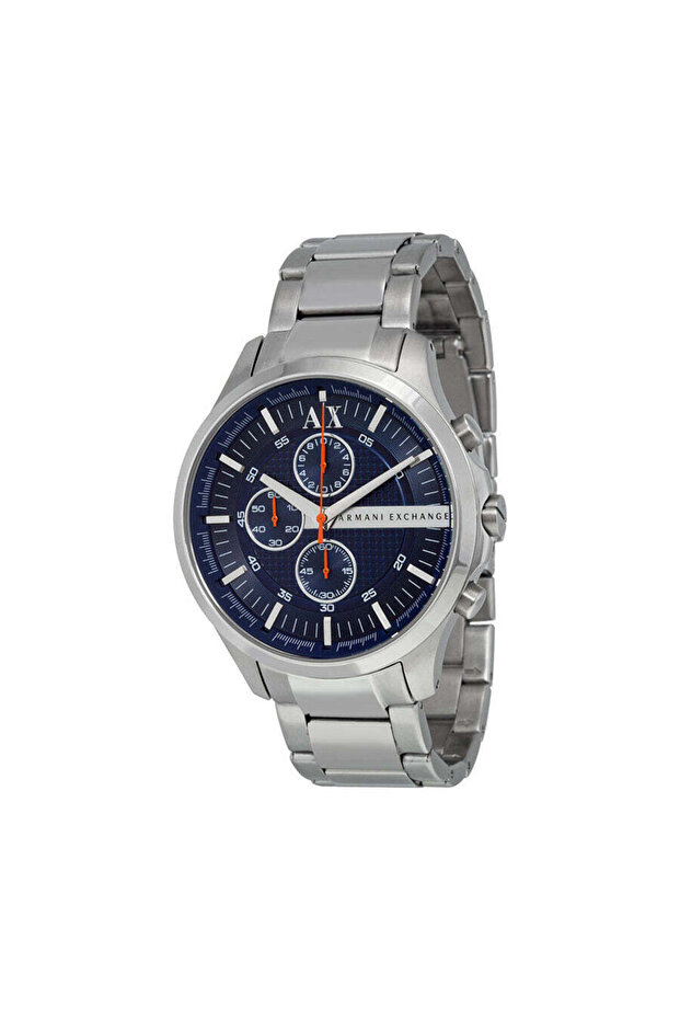 Hampton Chronograph Blue Dial Silver Watch - AX2155
