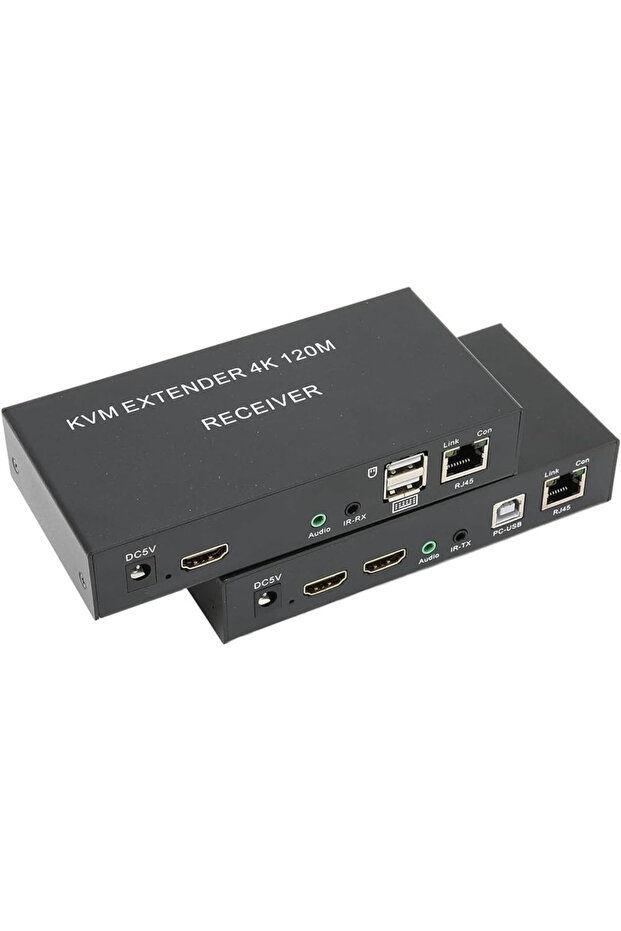 جهاز تمديد HDMI 120MT KVM مع خاصية الصوت
