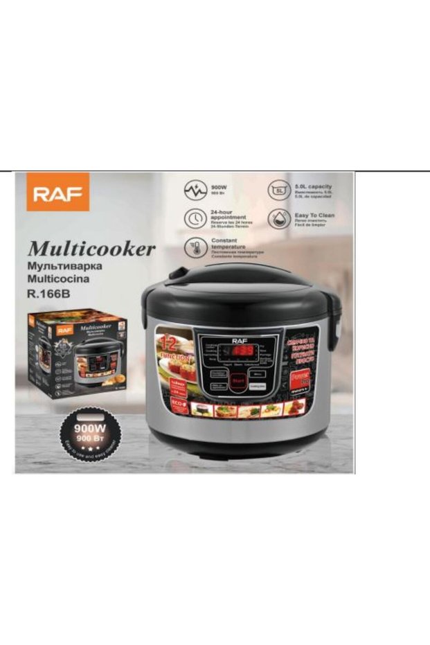 Multicooker R.166B 5L, 900W, 12 Programs, Fast Cooking, Timer Function/BLACK