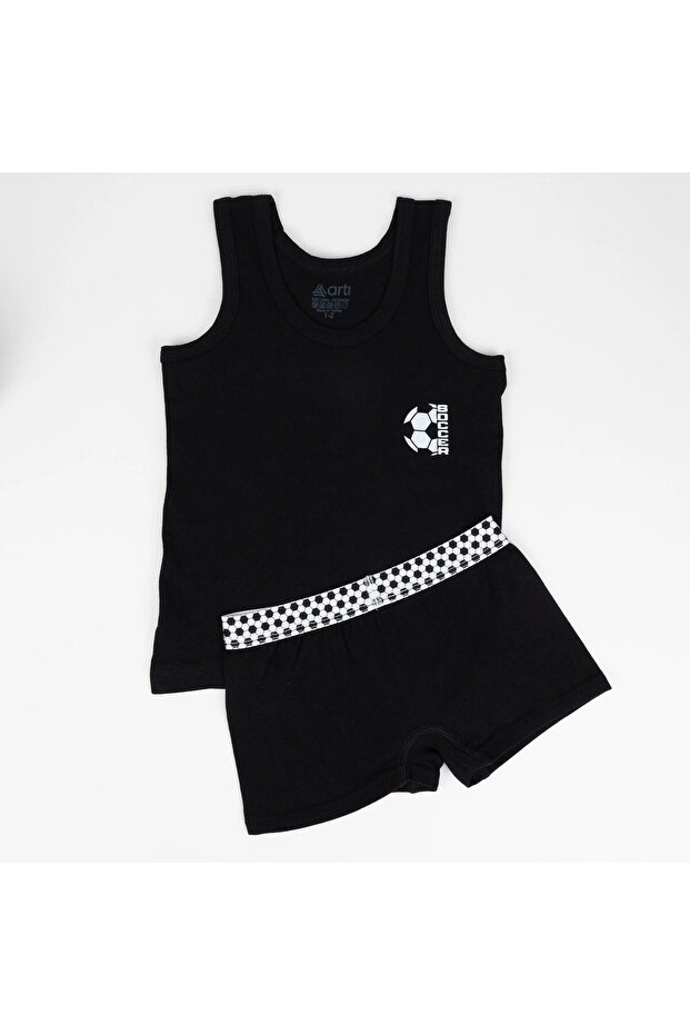 Football Athlete Boxer Set - Black
