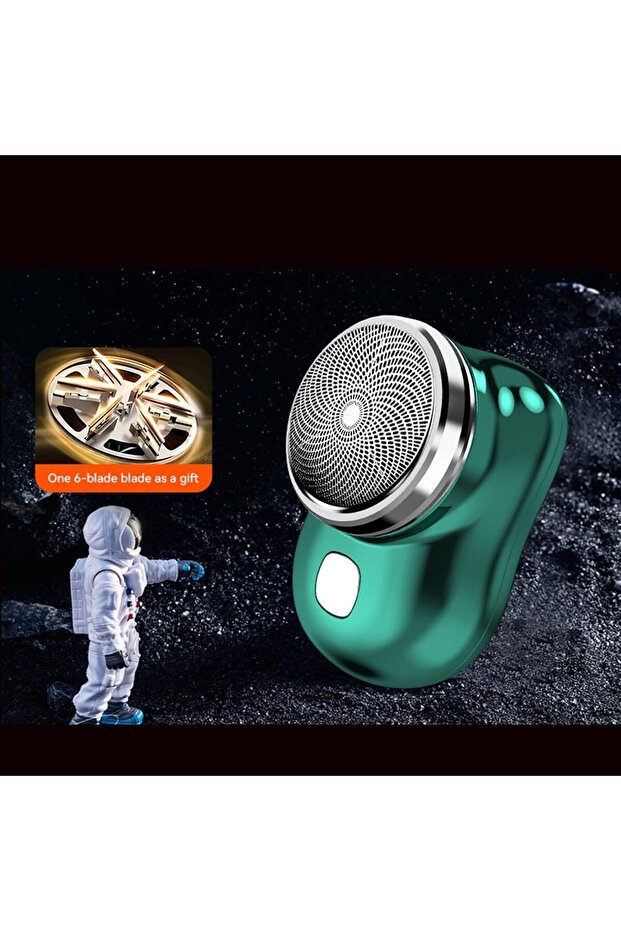 Mini Electric Razor for Men USB Rechargeable, Wet & Dry Portable Pocket Shaver Travel Use