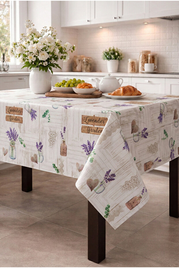 Oilcloth Tablecloth – Waterproof, Stain-Resistant, Easy to Clean Pvc