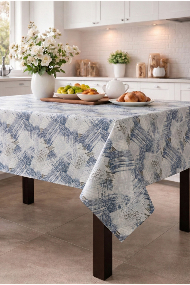 Oilcloth Tablecloth – Waterproof, Stain-Resistant, Easy to Clean Pvc