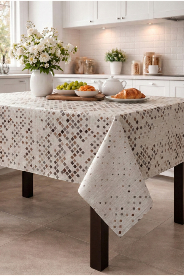 Oilcloth Tablecloth – Waterproof, Stain-Resistant, Easy to Clean Pvc