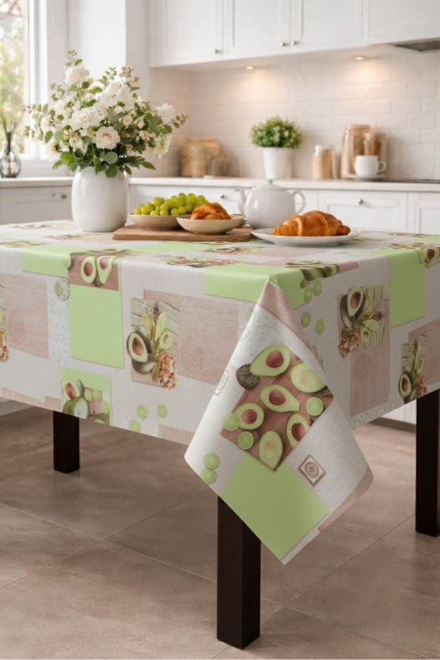 Oilcloth Tablecloth – Waterproof, Stain-Resistant, Easy to Clean Pvc