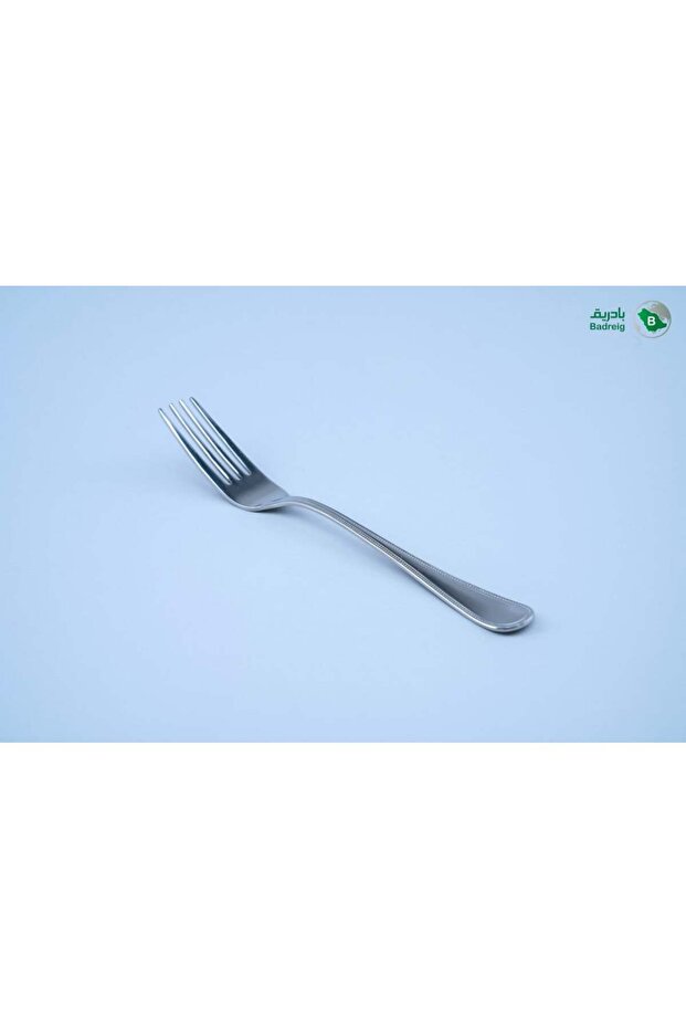 شوكة اكل استانلس ستيل مصري منقطة 12 حبة