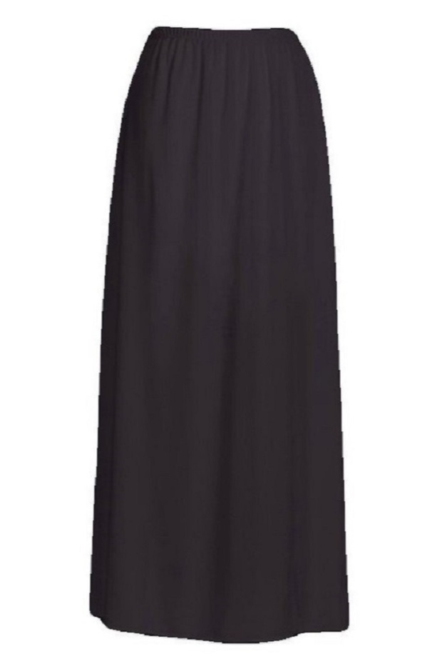 Black Full Length Lining Long Skirt Lining