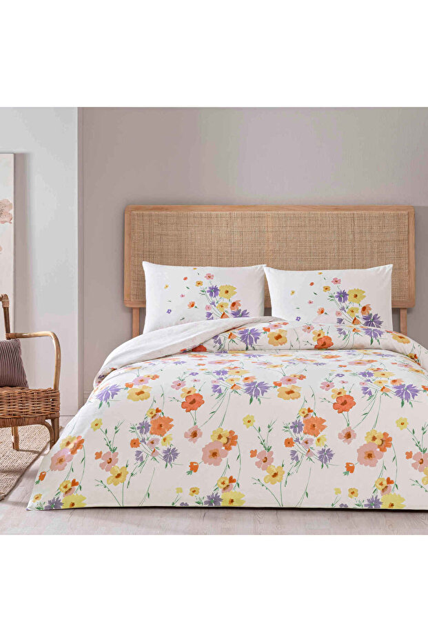 Valoria Ranforce Double Duvet Cover Set Orange