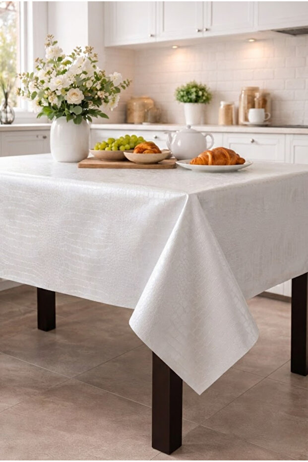 Oilcloth Tablecloth – Waterproof, Stain-Resistant, Easy to Clean Pvc
