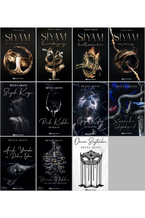Beyza Aksoy</DNTCTMS> ( Ciltli ) - Siyam - Siyah Kuğu</DNTCTMS> - His Demons - Serçeler Ağladığında</DNTCTMS> - Chest Cage