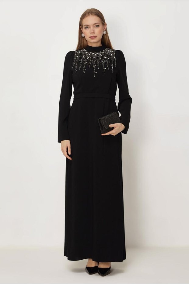 Stone-Detail Dress 45450