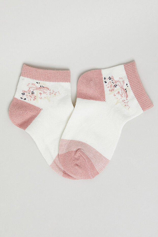 3 Pack Patterned Ankle Socks - 4