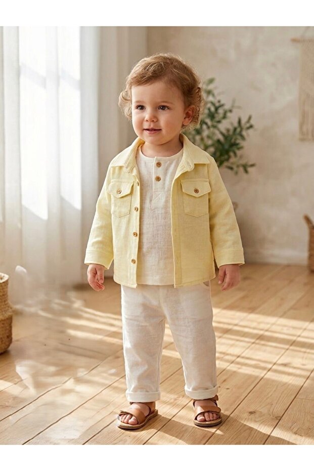 Baby Linen Breeze Theme Shirt 52120