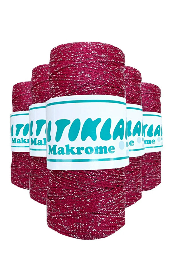 5 Pieces Polyester Glitter Macrame Thread SG-1845 - 1