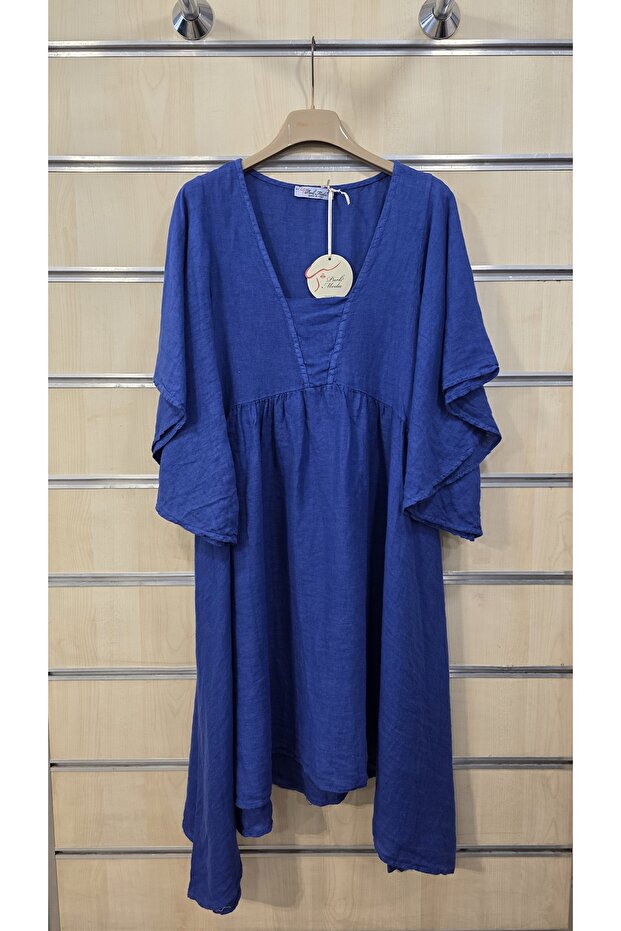 Rochie scurtă de in - 1