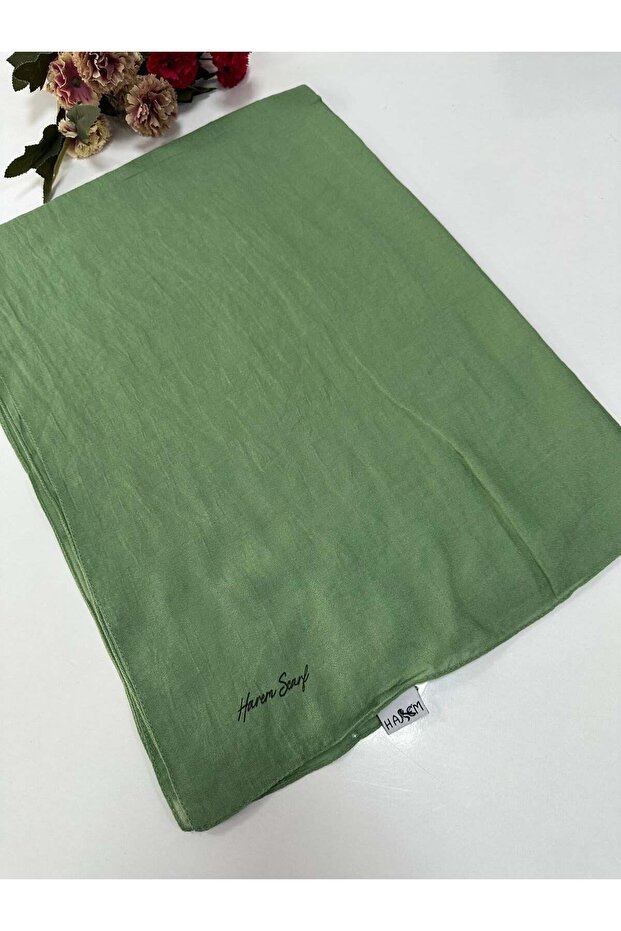 Harem Brista Cotton Shawl Light Green Hvh0303