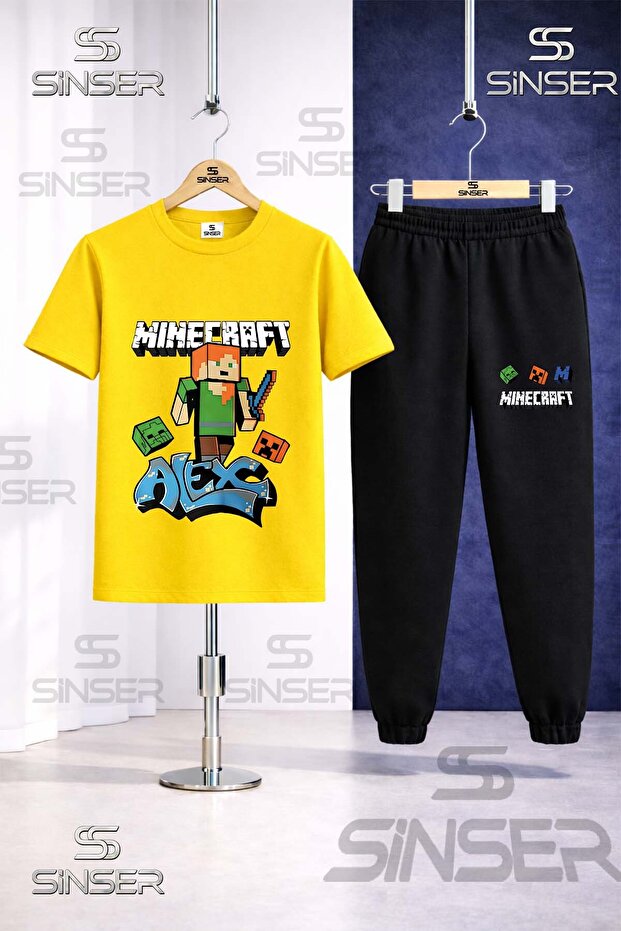 Children's Minicraft Alex Mdl Printed T-Shirt Sweatpants Set