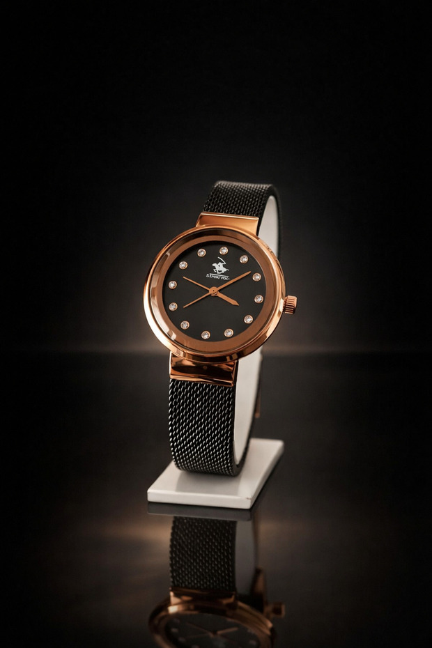 Women's Wristwatch with Wicker Strap