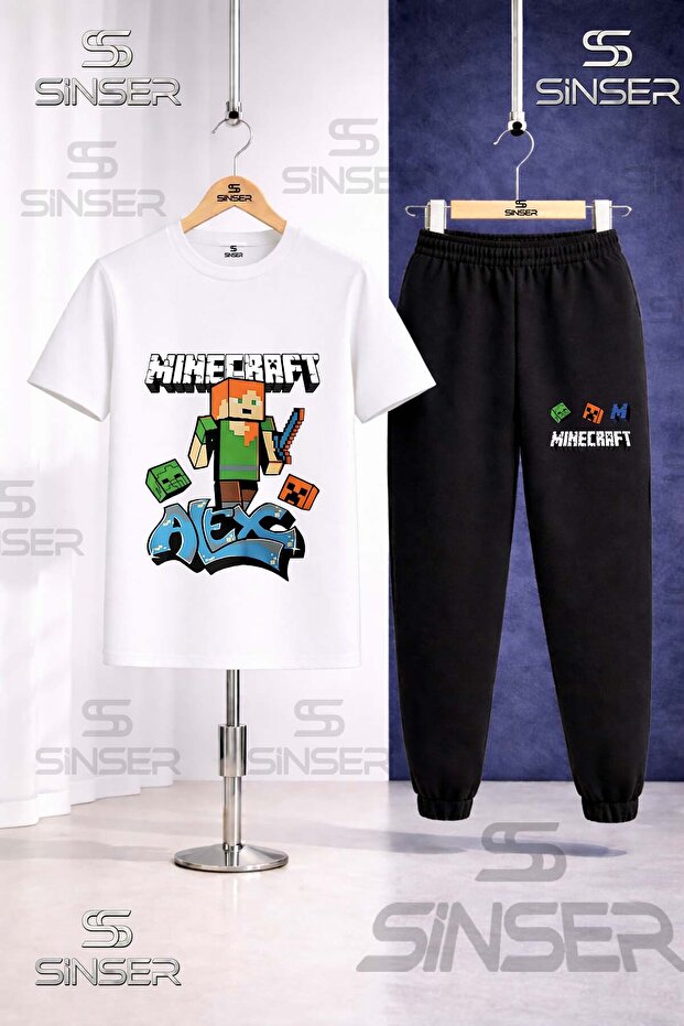 Children's Minicraft Alex Mdl Printed T-Shirt Sweatpants Set