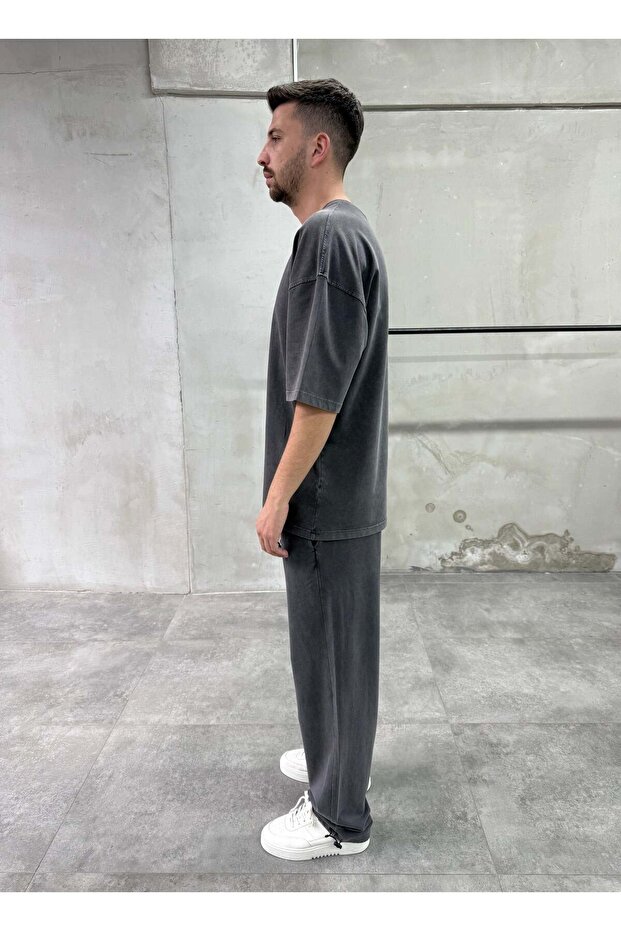 Men's Washable Basic Tracksuit Set - 2