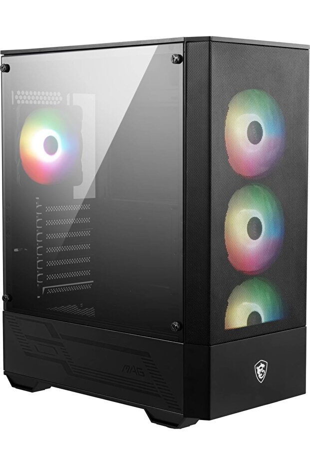 Mid-Tower PC Gaming Case – Tempered Glass Side Panel
