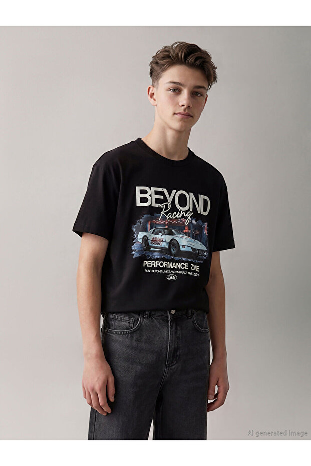 Nevavm Difference Boys' Printed T-Shirt