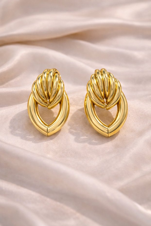 Gold and Silver Multi-Hoop Stylish Earrings – Modern Design Women's Earrings