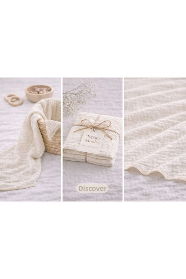 Baby Blanket, Muslin Seasonal, 100% Organic Oeko-Tex Certified 100Cm*80Cm