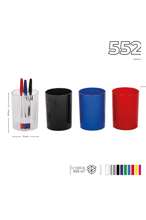 Plastic Pen Holder Desktop Pen Holder