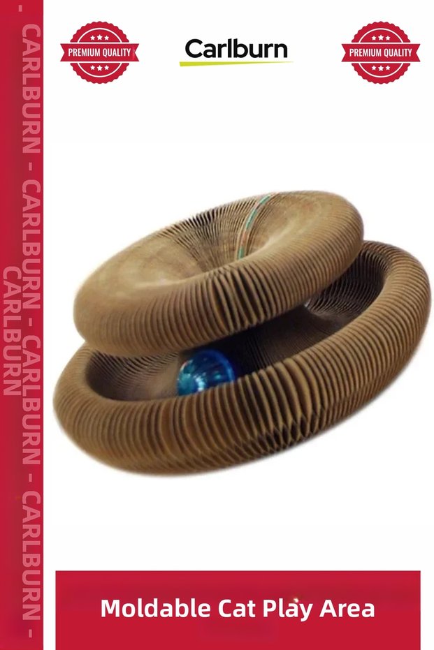 Crinkle Paper with Bells Bulk Corrugated Paper Durable Strong Exercise Bed Shapeable Cat Playground