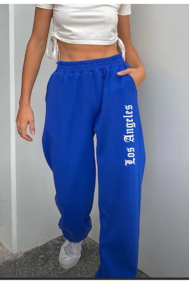 LOS ANGELES PRINTED TRACKSUIT BOTTOM