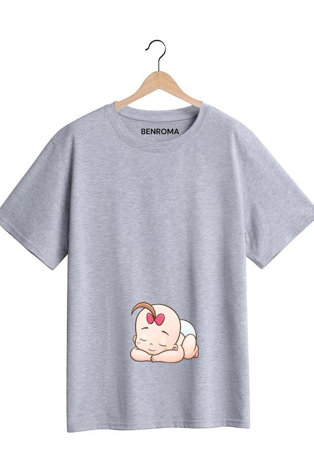 PRINTED PREGNANT TSHIRT