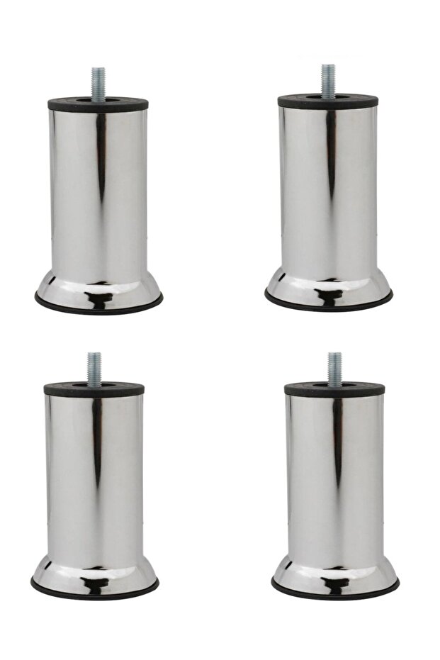 Furniture Sofa Base Armchair Sofa Bed Upgrade Foot Thick Thread M10 Chrome Metal 10 cm 4 Pcs