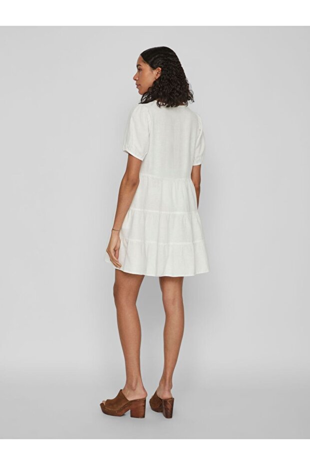 Rochie mini cu mâneci scurte - 4
