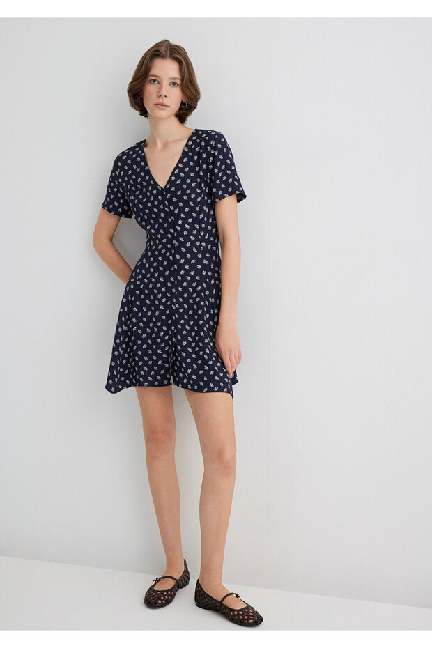 Rochie bleumarin 1310760-91069 - 3