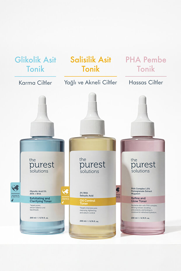 Yağlı Ve Karma Ciltler için ve Siyah Nokta Karşıtı Salisilik Asit Tonik 200 ml - 8