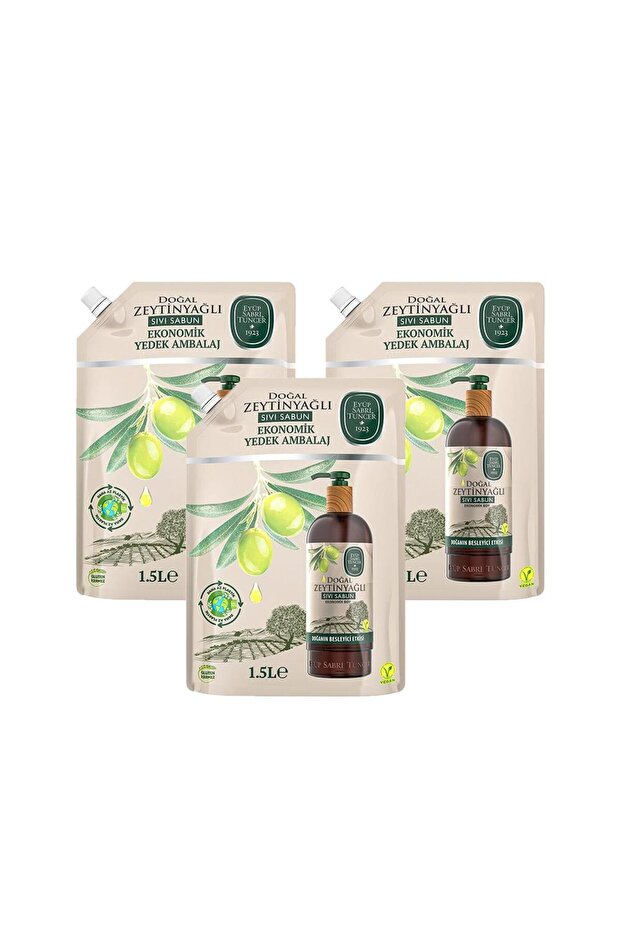 Liquid Soap with Olive Oil 1500 ml X 3