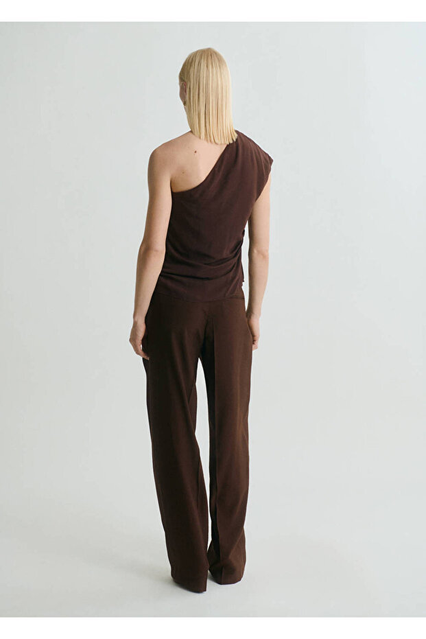 Hose mit Faltendetail - 4