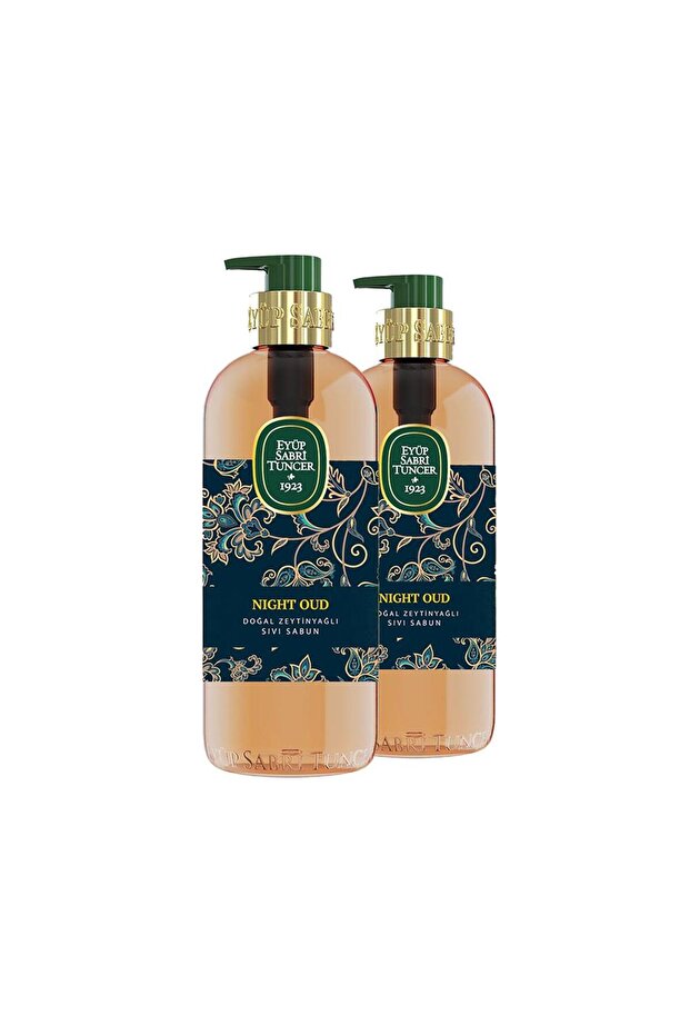 Night Oud Natural Olive Oil Liquid Soap 500 ml X 2