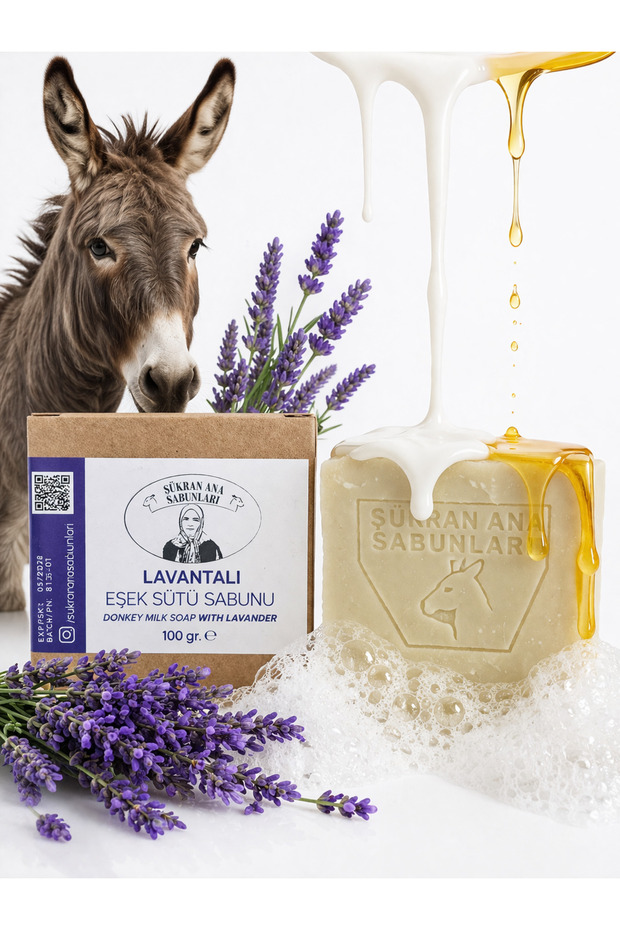 Handmade 1 kg Lavender Donkey Milk Soap