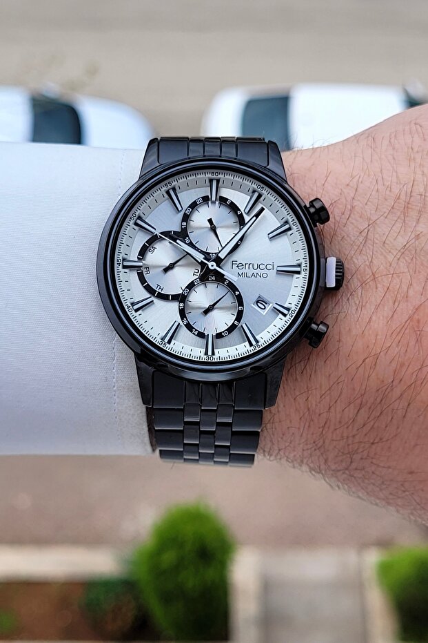 Black Color 2 Year Warranty Indicators Active 41 mm Men's Wristwatch