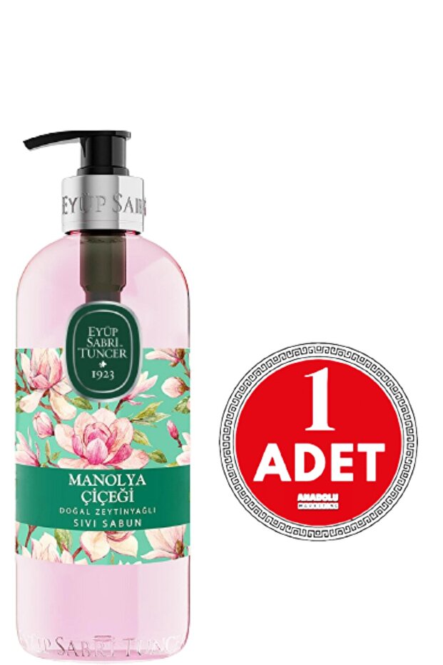 Natural Olive Oil Liquid Soap Magnolia Flower 500 ml