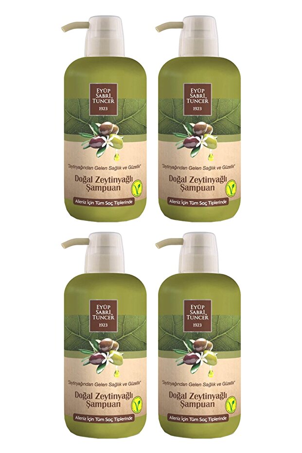 4 Natural Olive Oil Shampoo 600 ml