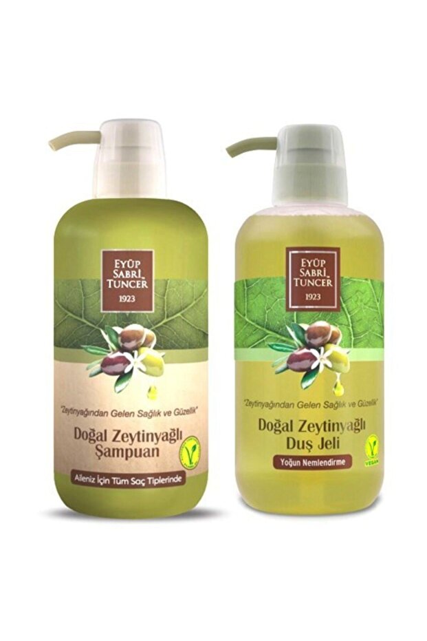 Natural Olive Oil Shampoo and Shower Gel 600 ml