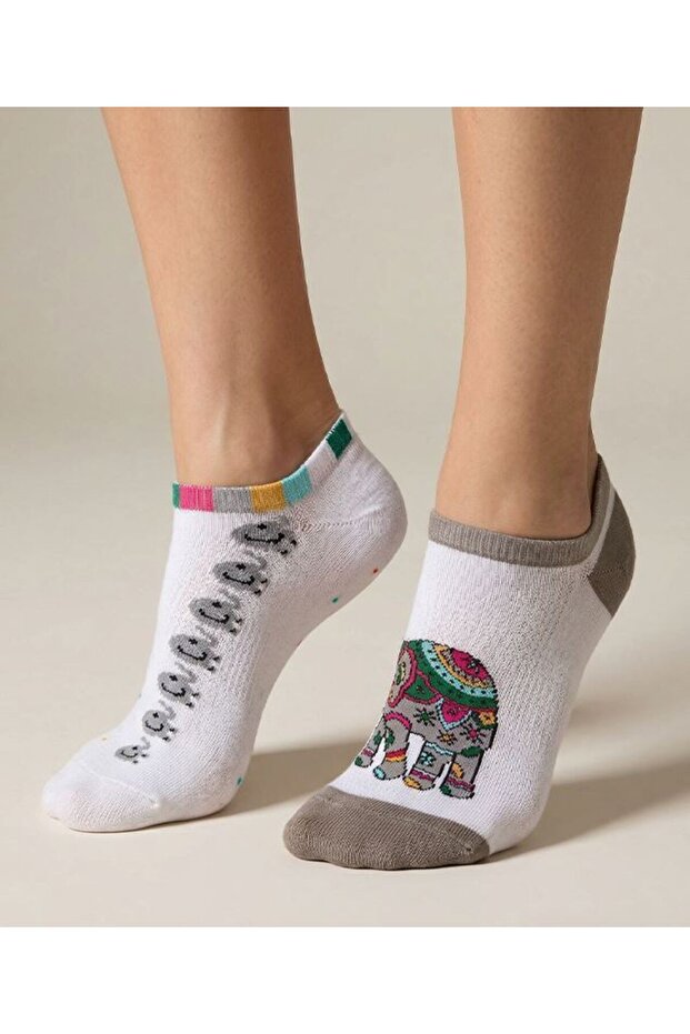 Ethnic Elephant Pattern 3-Piece Sneaker - 3