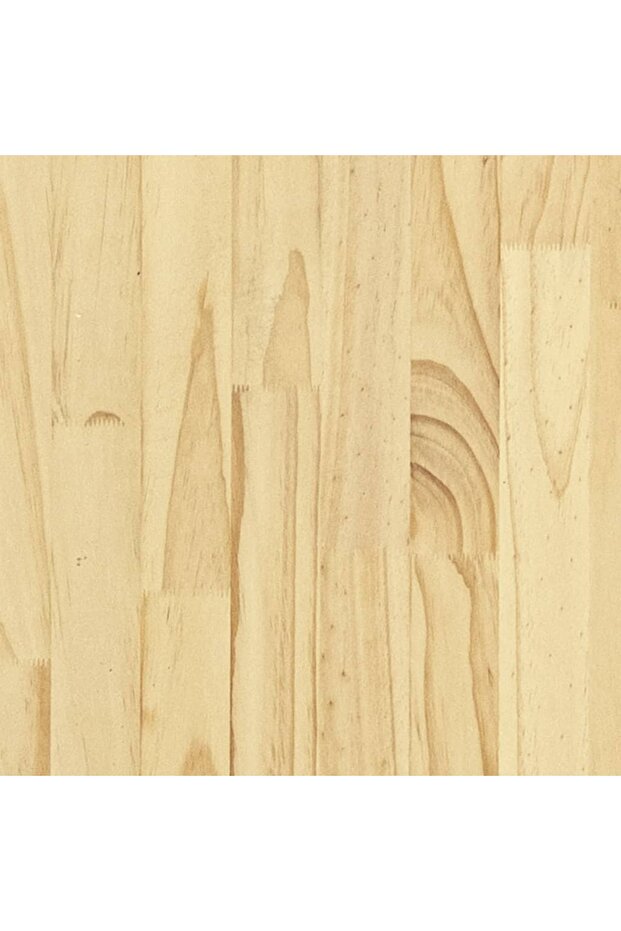 Bed Frame without Mattress Solid Wood King Size - 6