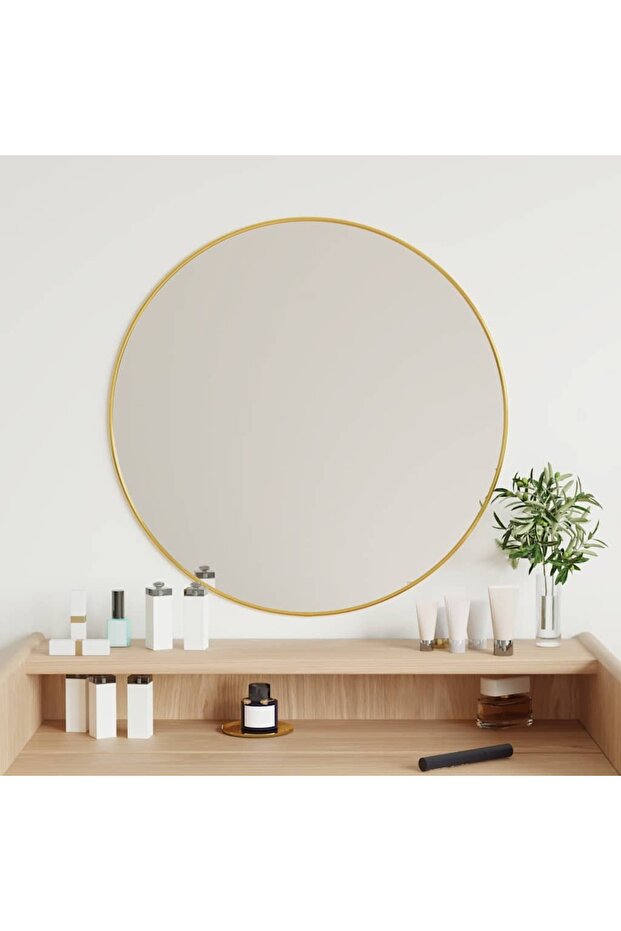 Wall Mirror Gold Ø 40 cm Round